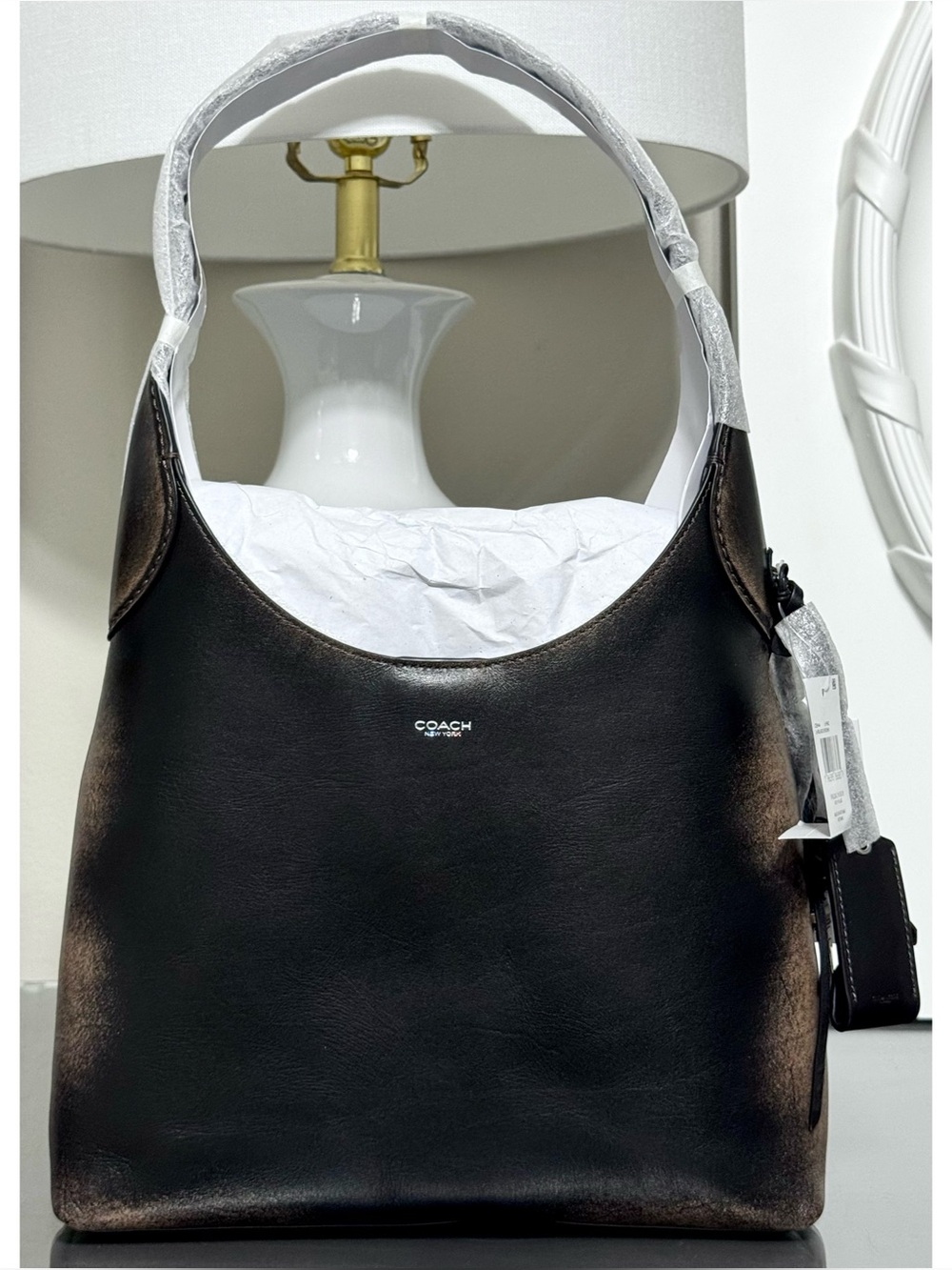 COACH Brooklyn Shoulder Bag 28, LOVED LEATHER
